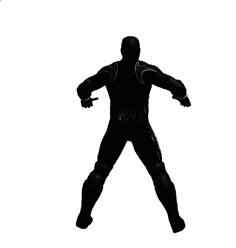 Suicide – spinning character